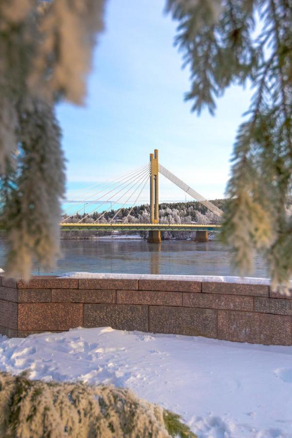Design Apartment With Lake View, Sauna, Fireplace Rovaniemi Eksteriør bilde